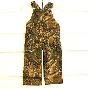 New CABELA'S for Kids 3D Seclusion Camo Bib Overalls Snap Legs 18 Mo